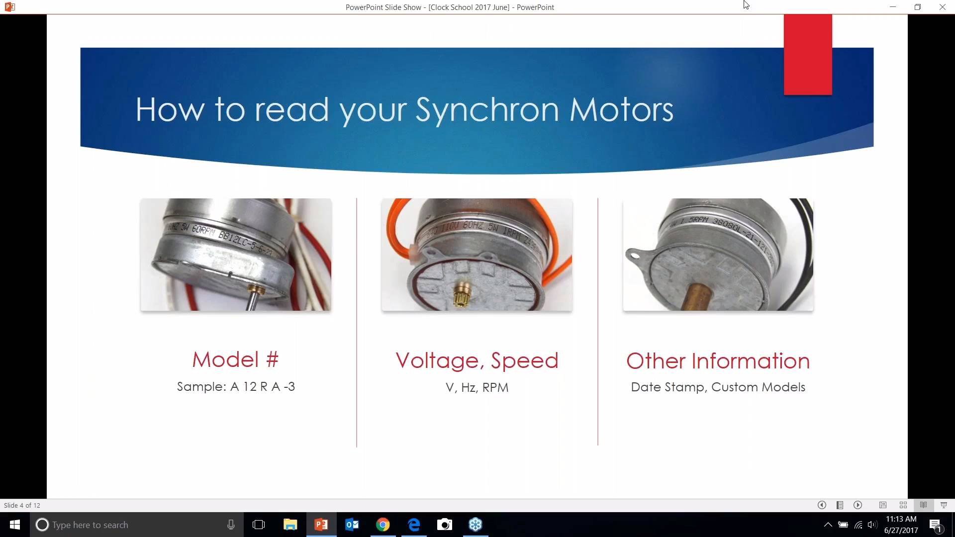 Clock School 101 What You'll Learn From Your Synchron Motor